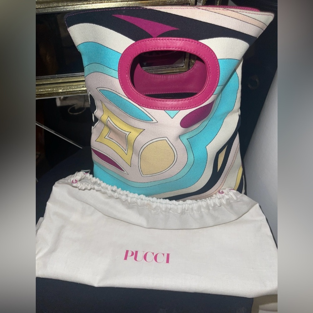 EMILIO PUCCI CLUTCH - Picture 1 of 9